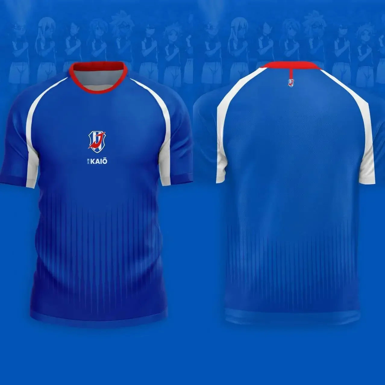 Japan Soccer Anime Jersey Inazuma Eleven Kaio Boys Girls Clothes Sports Casual Breathable Quick-Drying Oversized Daily Training