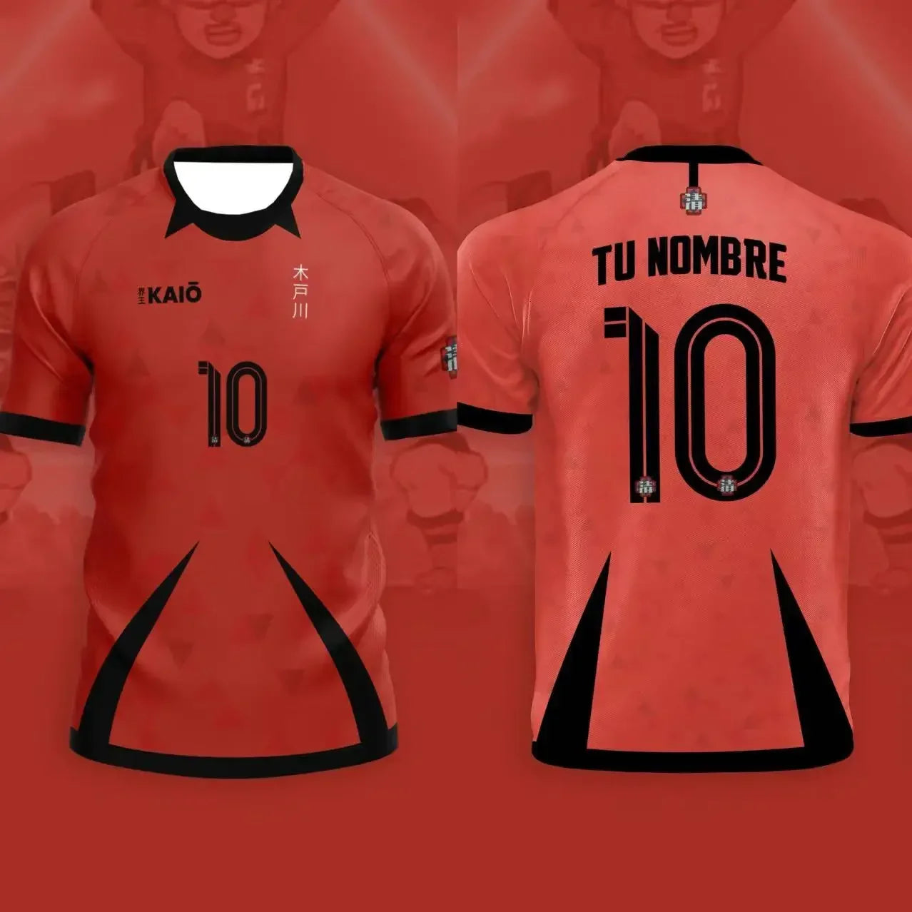 Japan Soccer Anime Jersey Inazuma Eleven Kaio Boys Girls Clothes Sports Casual Breathable Quick-Drying Oversized Daily Training